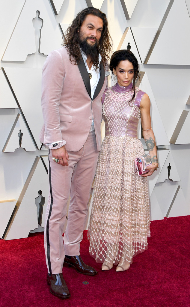 Jason Momoa And Lisa Bonet Do Date Night In Matching Ensembles At